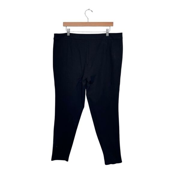 Eileen Fisher | Crop Knit Stretch Pants Size‎ XXL RN78121/CA#34460 Black - Picture 2 of 10